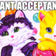 Illustration for article titled Feminist Lisa Frank blends bubble hearts, big-eyed dolphins, and Gloria Steinem